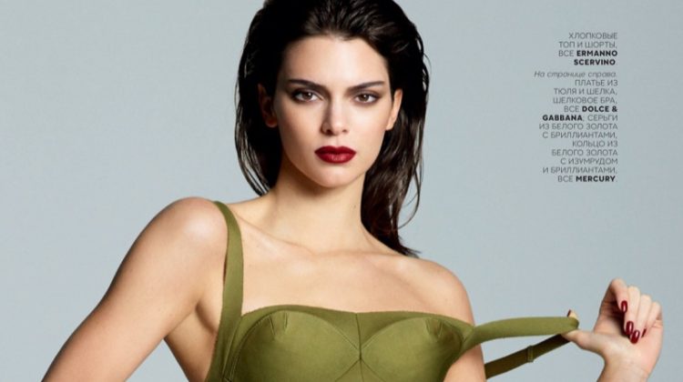 Kendall Jenner Poses in Body-Con Looks for Vogue Russia