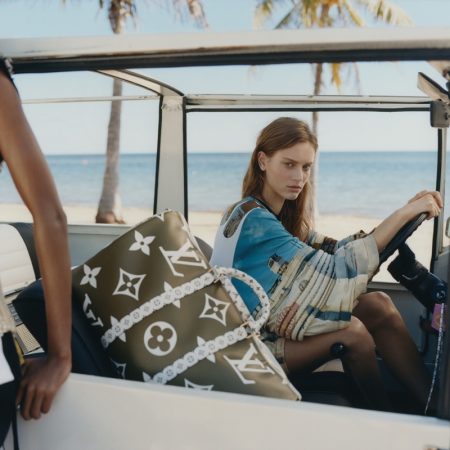 Louis Vuitton Beefs Up Its Logo With Summer '19 Capsule Sarah Dahl stars in Louis Vuitton summer 2019 campaign