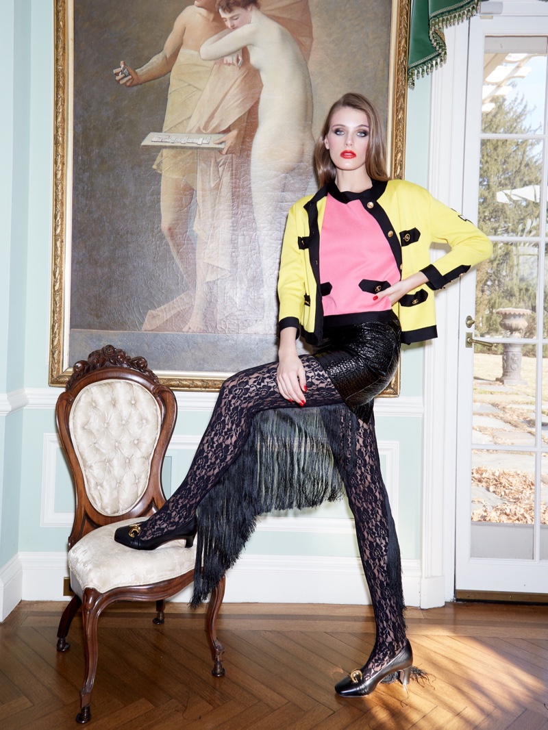 Madison Headrick Models Luxe Looks for Bergdorf Goodman
