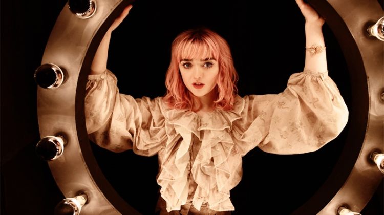 Maisie Williams Shows Off Her Pink Locks for S Magazine