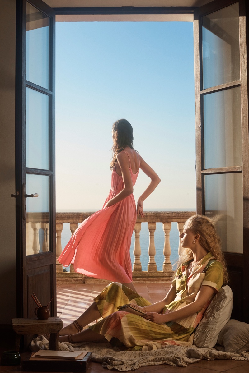 Mango features bold colors in its A House With A View editorial