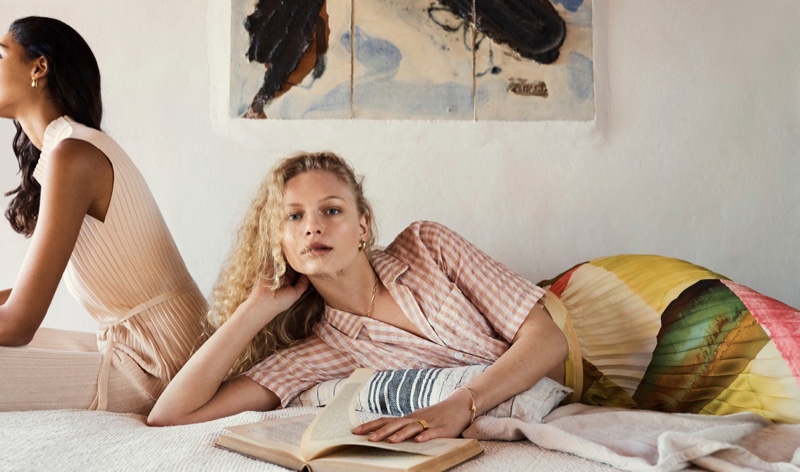 Mango spotlights Mediterranean styles for A House With a View spring-summer 2019 editorial