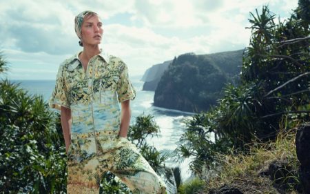 Marique Schimmel Wears Tropical Prints for How to Spend It Magazine Marique Schimmel Wears Tropical Prints for How to Spend It Magazine