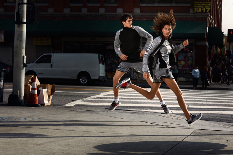 Models take a leap in this Missoni x adidas collaboration