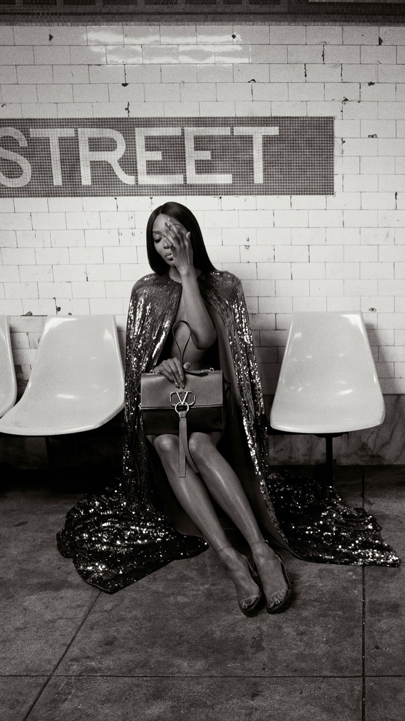 Valentino sets VRING handbag campaign in the New York City subway