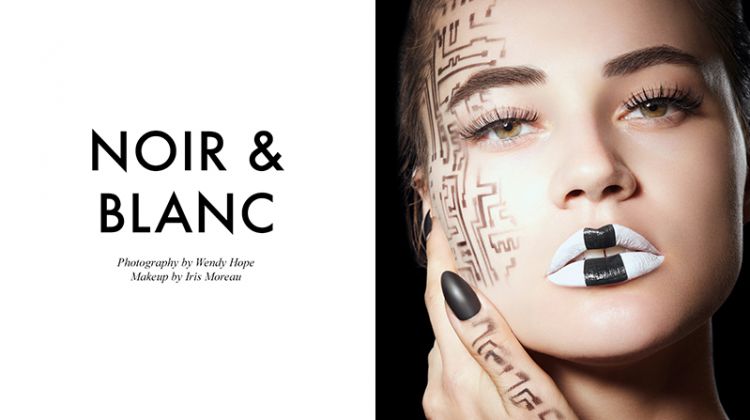 Exclusive: Veranika Irbis by Wendy Hope in ‘Noir & Blanc’