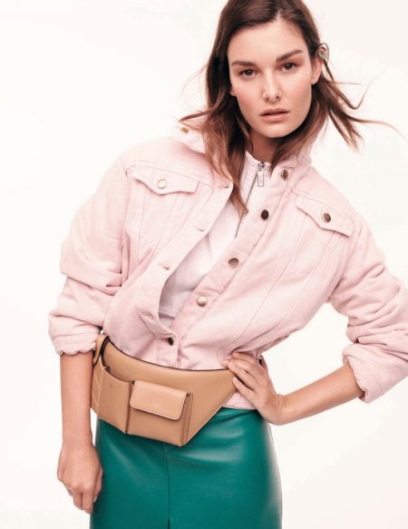 Ophelie Guillermand Poses In Spring Trends for ELLE Italy Ophelie Guillermand Poses In Spring Trends for ELLE Italy