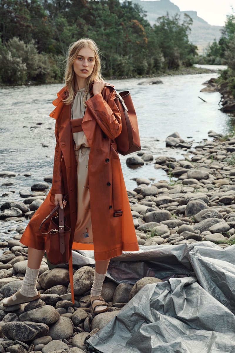 Vanessa Axente layers up for Oroton winter 2019 campaign