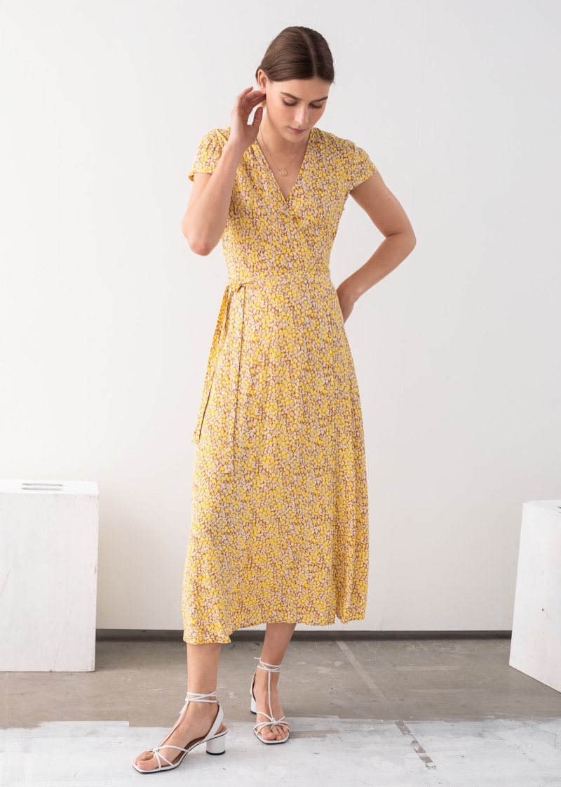 & other stories wrap dress