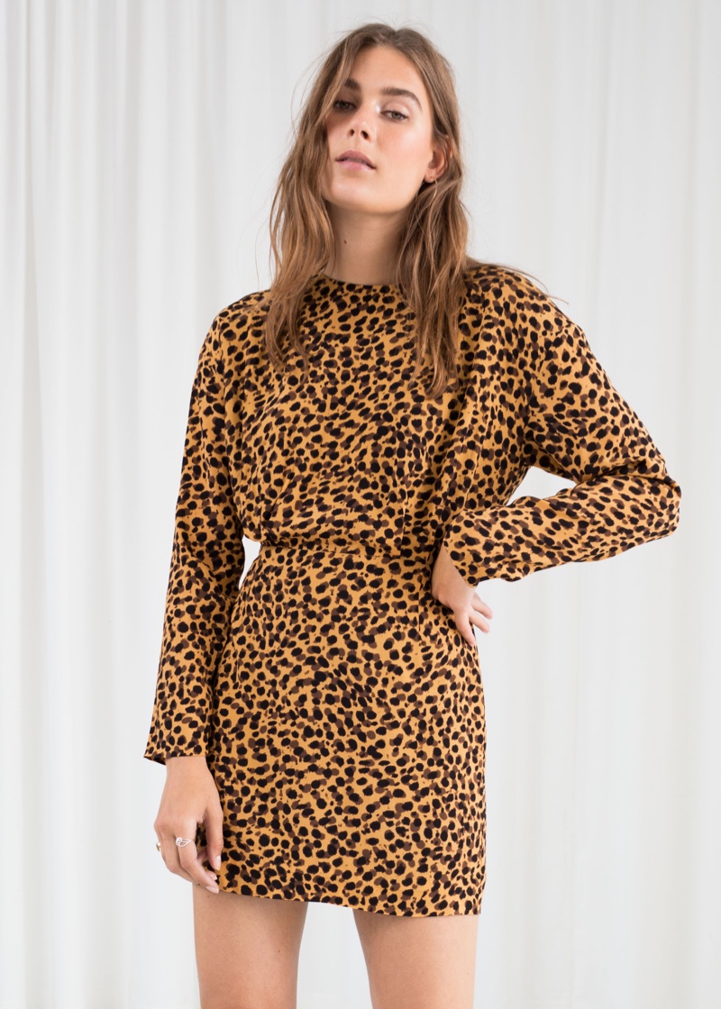 & Other Stories Leopard Print Dress $89
