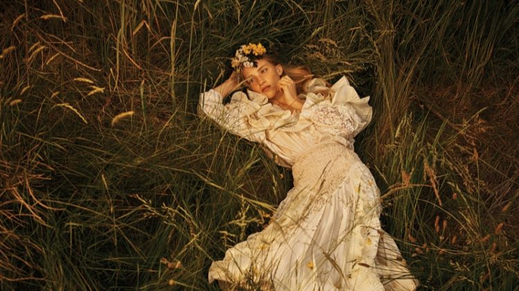 Rebecca Leigh Longendyke Models Enchanting Looks for WSJ. Magazine