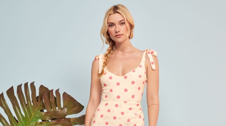 Vintage Vibes: See Reformation's Retro Inspired Prints Reformation Yves Dress in Andie $218