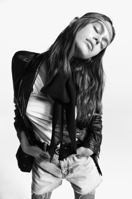 Kaia Gerber Rocks Denim in Saint Laurent Campaign Kaia Gerber stars in Saint Laurent Denim 2019 campaign