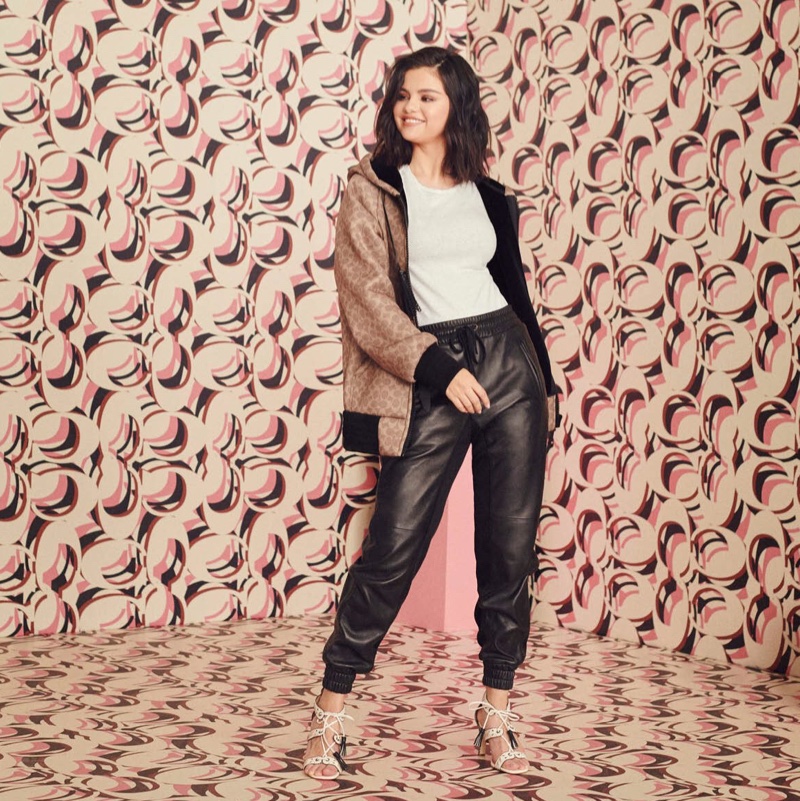 Singer Selena Gomez sports Coach's latest styles