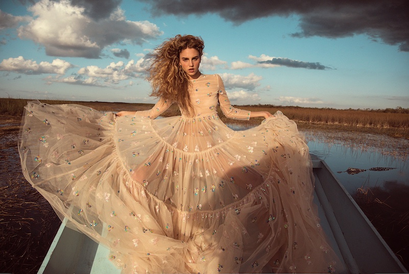 GNTM's Simone Stuns in the Everglades for InStyle Germany