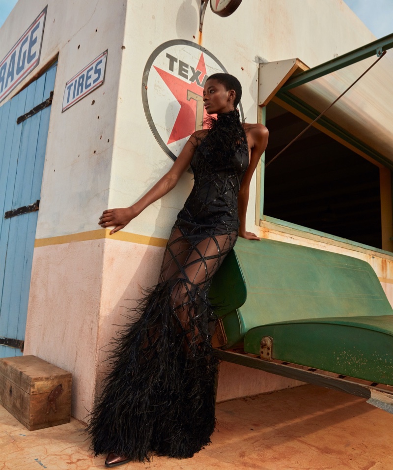 Sisipho Ntsabo Models Glamorous Styles for Barbara Magazine