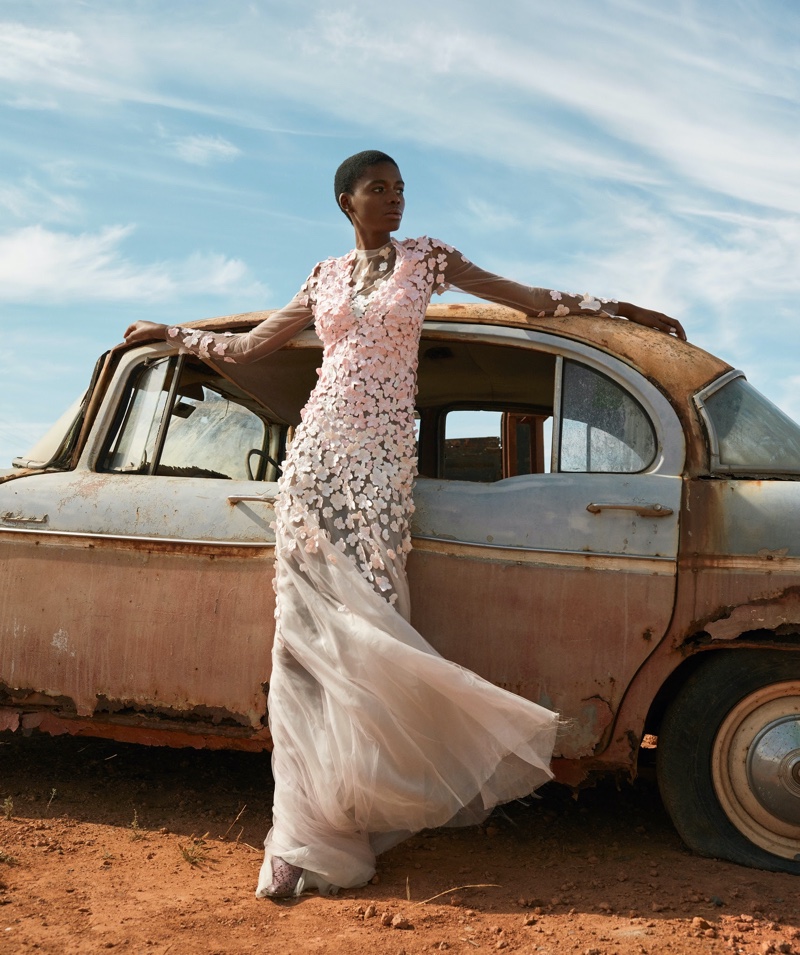 Sisipho Ntsabo Models Glamorous Styles for Barbara Magazine