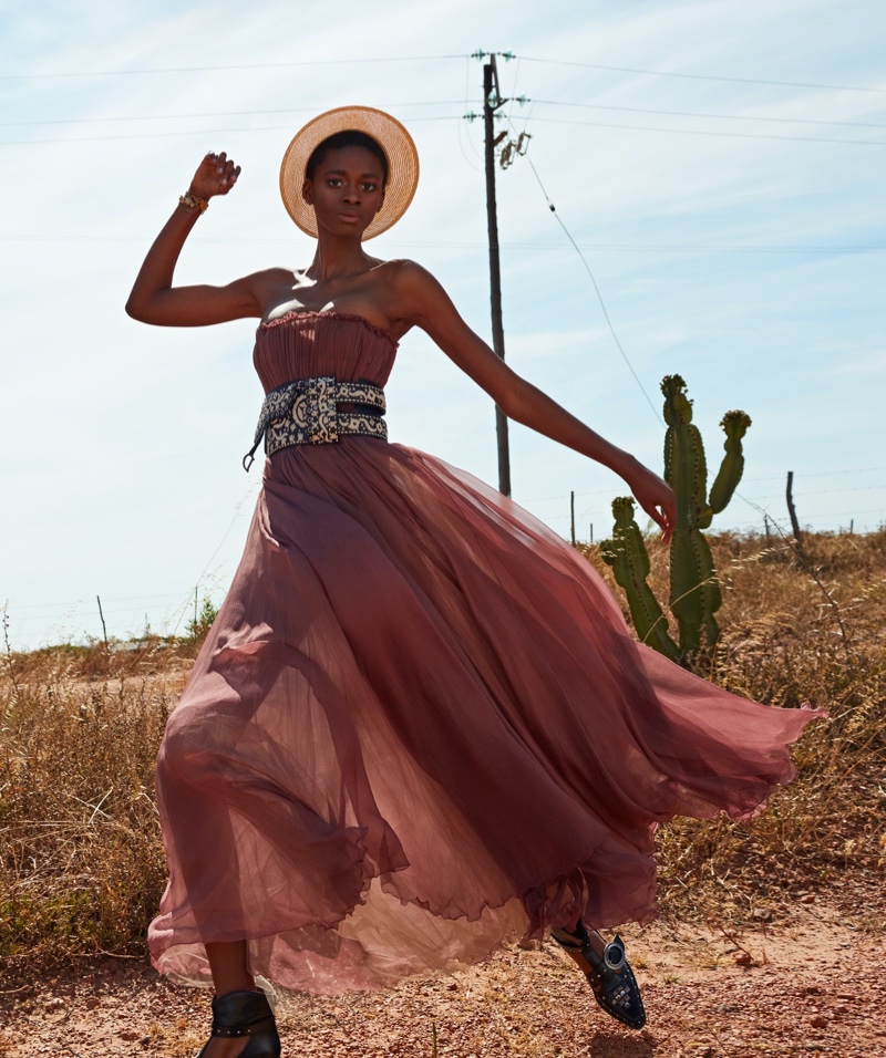 Sisipho Ntsabo Models Glamorous Styles for Barbara Magazine
