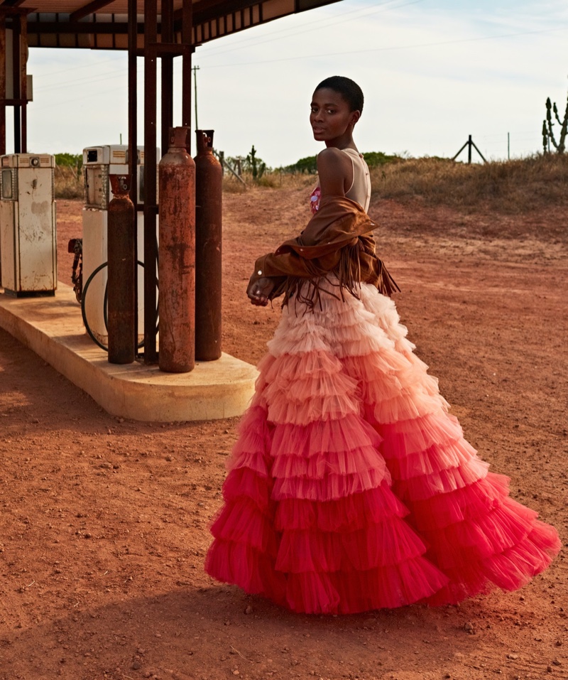 Sisipho Ntsabo Models Glamorous Styles for Barbara Magazine