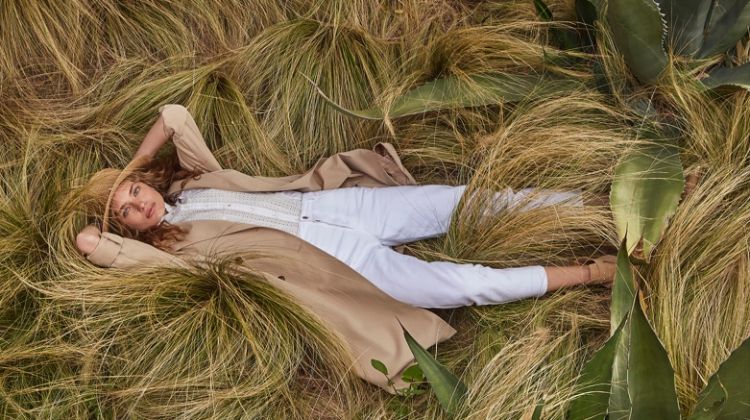 Anna Mila Guyenz Embraces Nature in Stradivarius Spring ’19 Ads