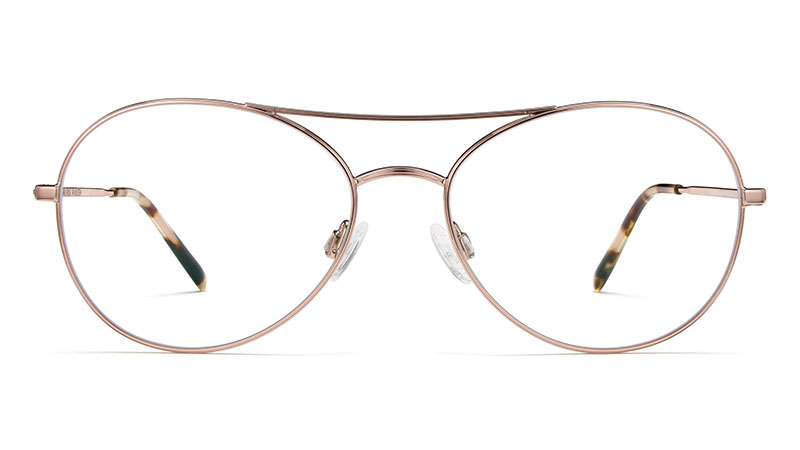 Warby Parker Greer Glasses in Lilac Silver $145