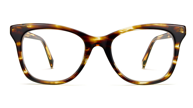 Warby Parker Hallie Glasses in Striped Sassafras $95