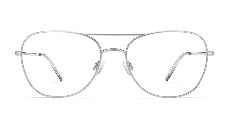 Warby Parker Patterson Glasses in Antique Silver $145