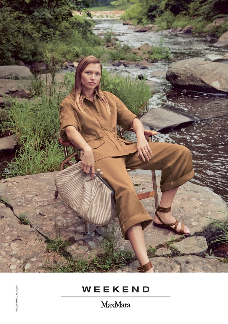 Model Hana Jirickova fronts Weekend Max Mara spring-summer 2019 campaign