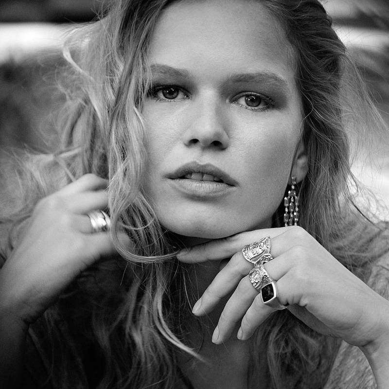 Ready for her closeup, Anna Ewers wears David Yurman jewelry