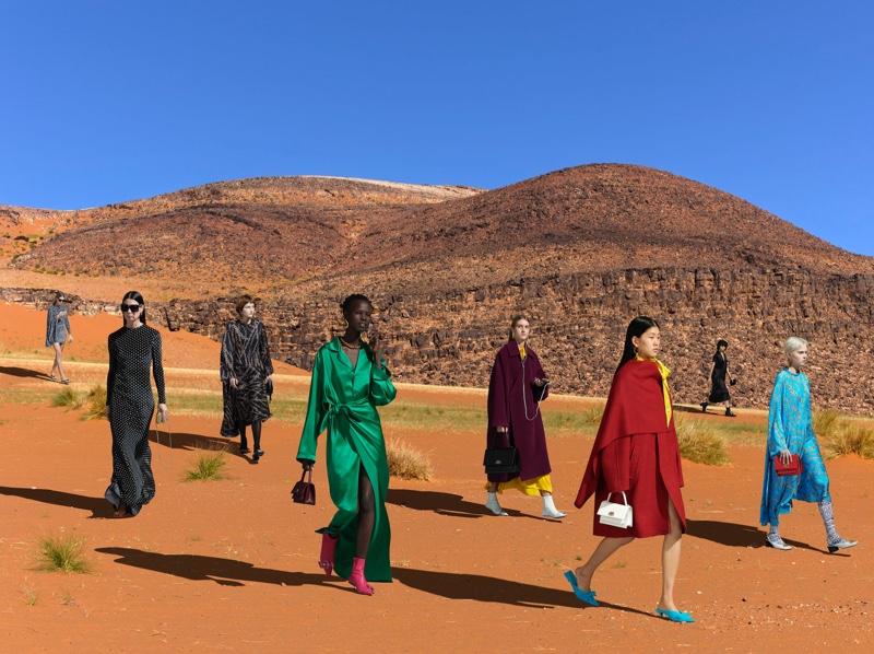 Balenciaga sets fall 2019 campaign in the desert