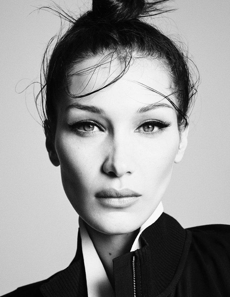 Bella Hadid Strikes a Pose in Louis Vuitton for Vogue Japan