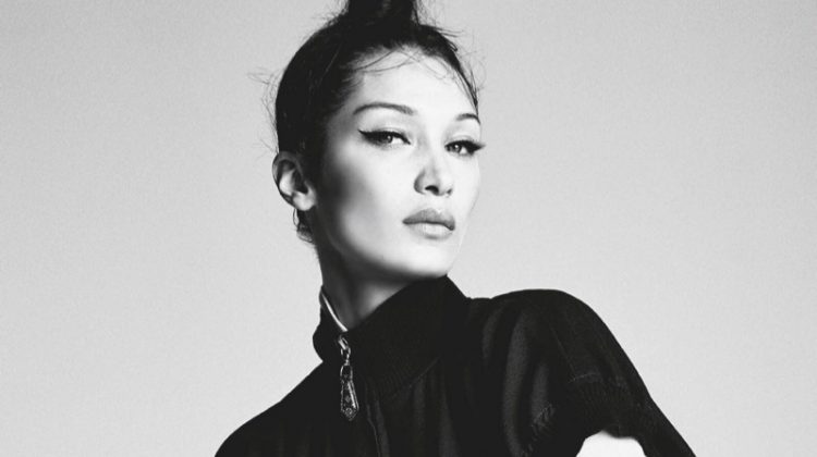 Bella Hadid Strikes a Pose in Louis Vuitton for Vogue Japan