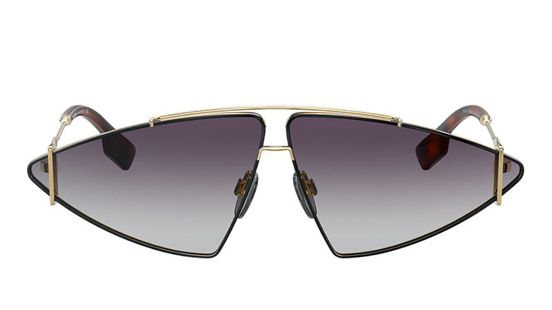 Burberry BE3111 Sunglasses in Gold with Blue Lenses $295