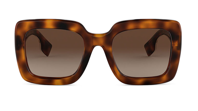 Burberry BE4284 Sunglasses in Tortoise with Brown Lenses $270