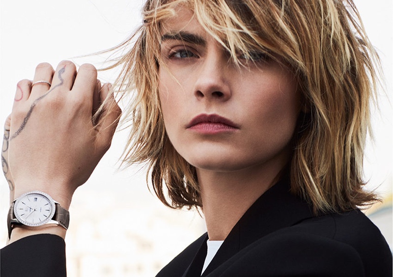 Cara Delevingne stars in Tag Heuer Carrera Lady watch campaign