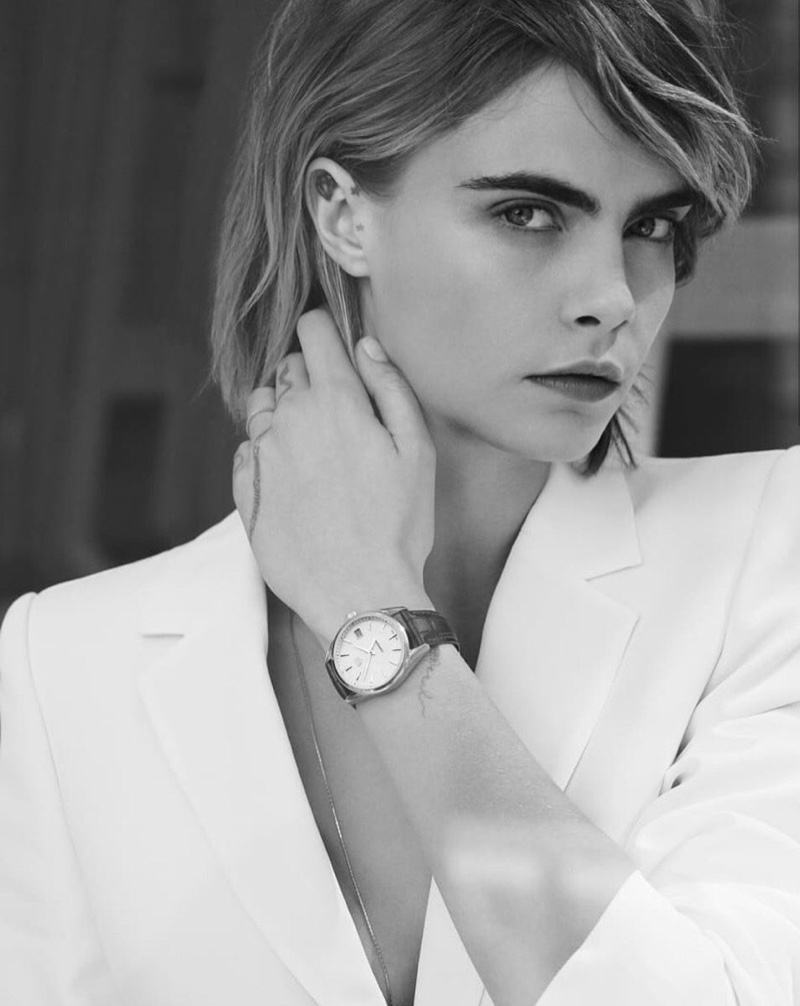 Cara Delevingne has been the face of Tag Heuer since 2015