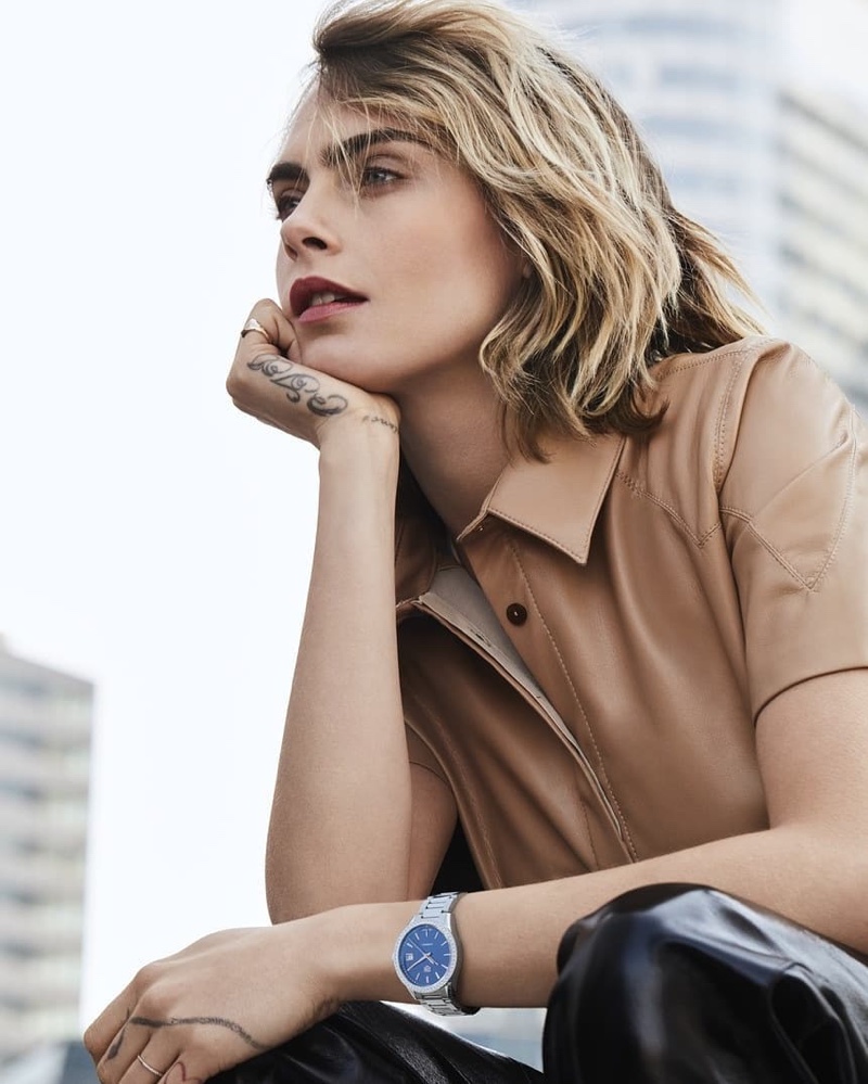 Tag Heuer unveils an updated version of its Carrera Lady watch worn by Cara Delevingne