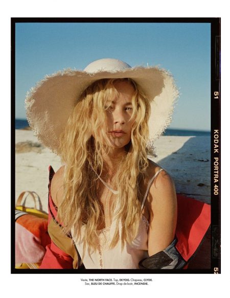 Carolyn Murphy Poses in Vacation Fashions for ELLE France Carolyn Murphy Poses in Vacation Fashions for ELLE France