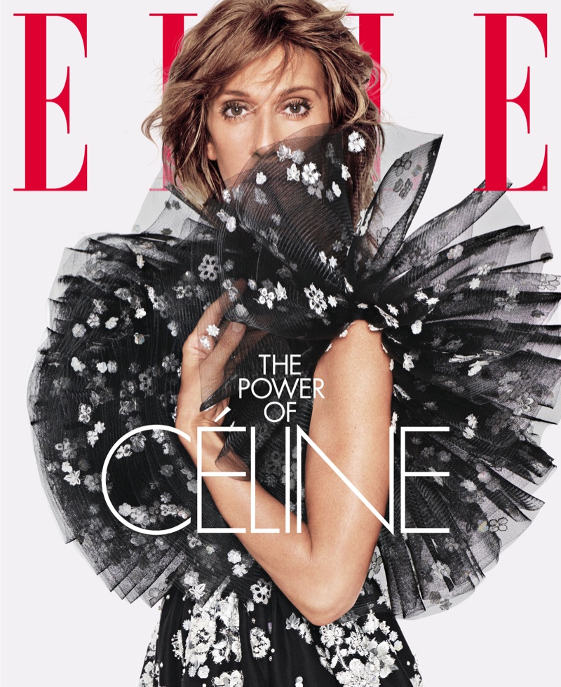 Celine Dion on ELLE US June 2019 Cover