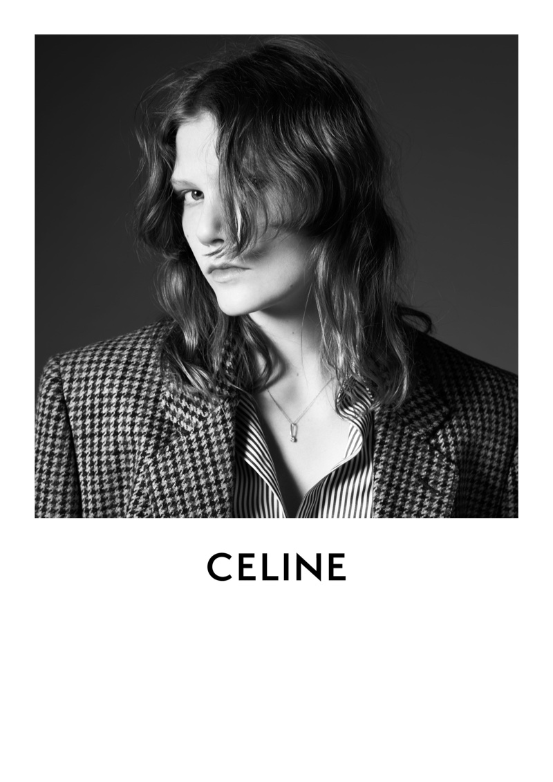 Marland Barkus stars in Celine fall-winter 2019 campaign