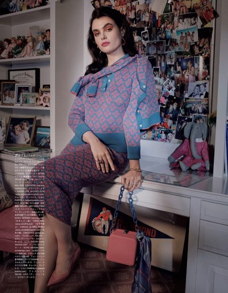 Charli Howard Embraces A Retro Wardrobe for Vogue Japan Charli Howard Embraces A Retro Wardrobe for Vogue Japan