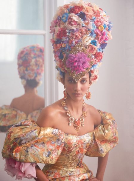 Cora Emmanuel Wows in Haute Couture Looks for Harper's Bazaar UK Cora Emmanuel Wows in Haute Couture Looks for Harper's Bazaar UK
