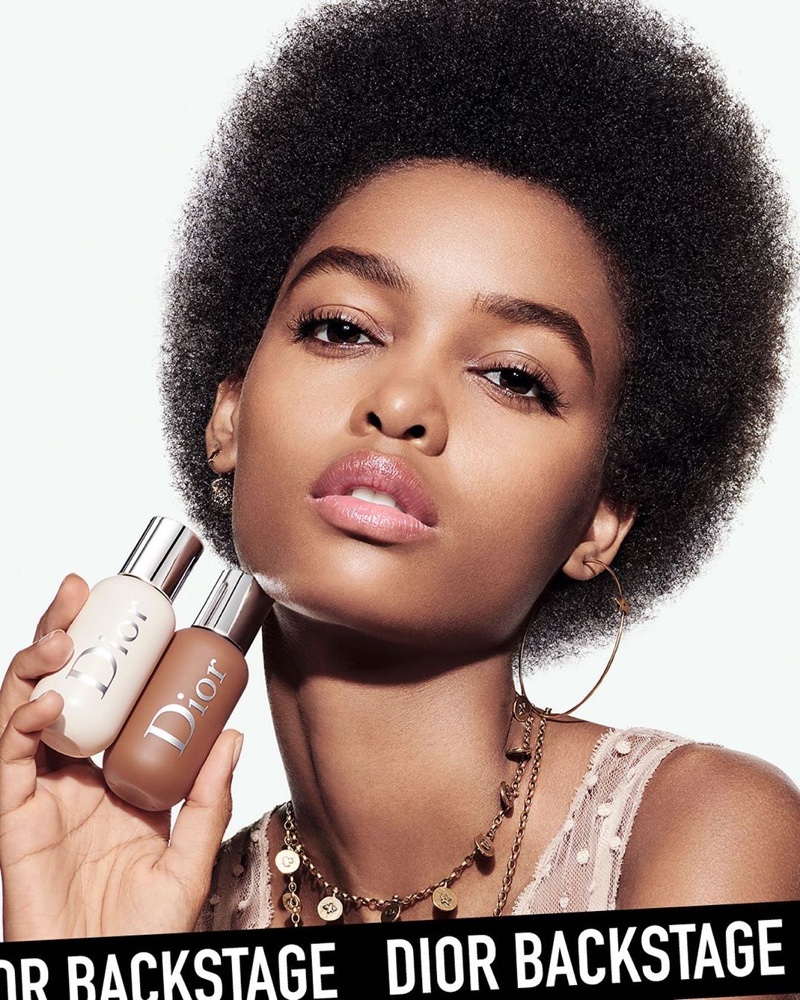 Blesnya Minher fronts Dior Backstage foundation campaign