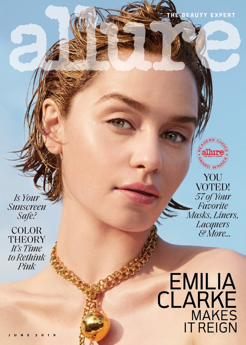 Emilia Clarke on Allure June 2019 Cover