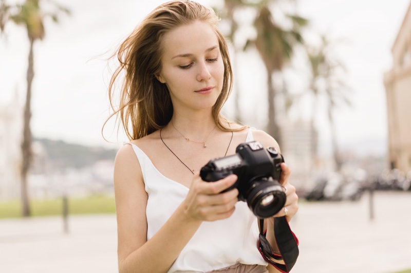 Female Photographer Camera Attractive