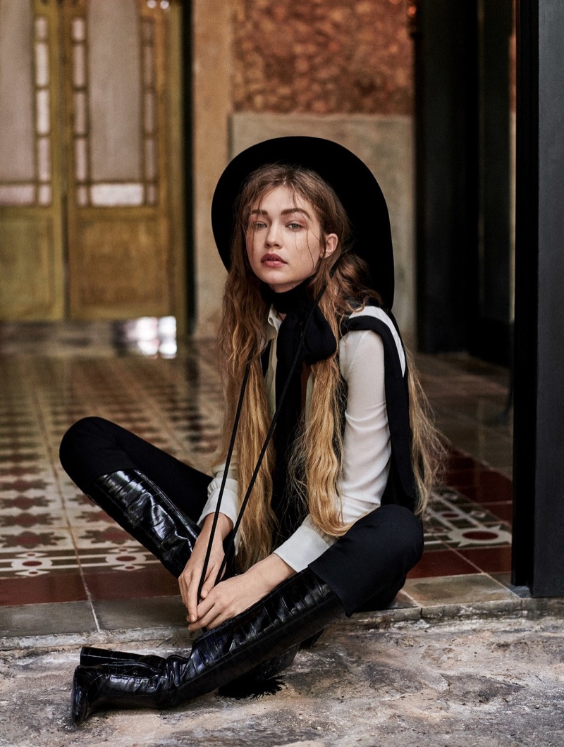 Gigi Hadid Channels Western Style for Vogue Mexico