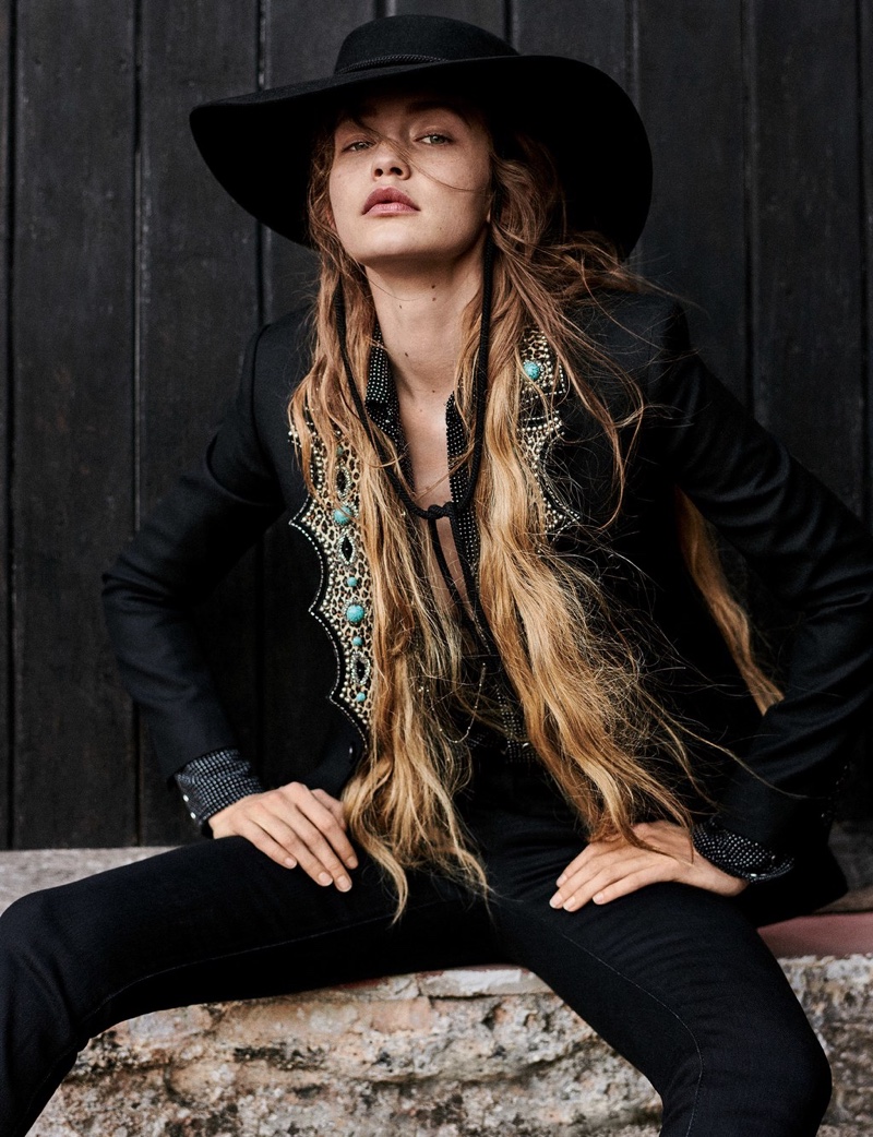 Gigi Hadid Channels Western Style for Vogue Mexico