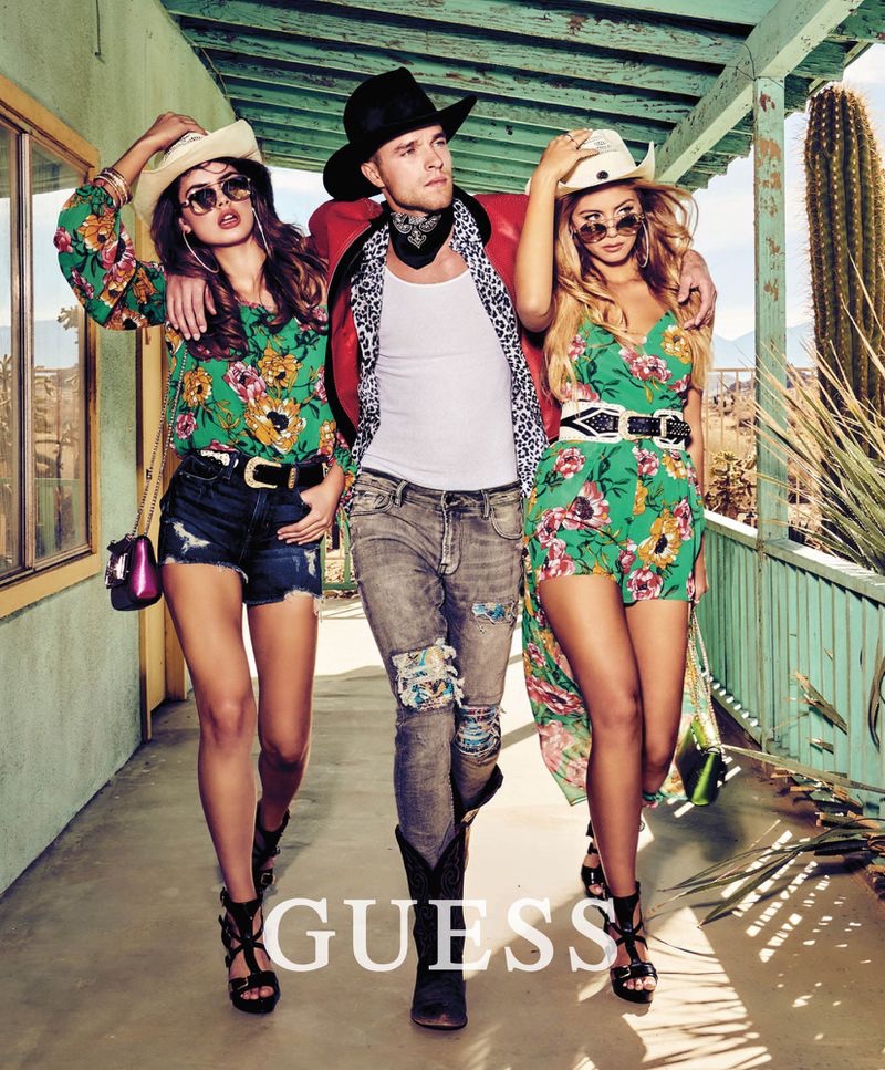 Guess spotlights tropical prints for summer 2019 campaign