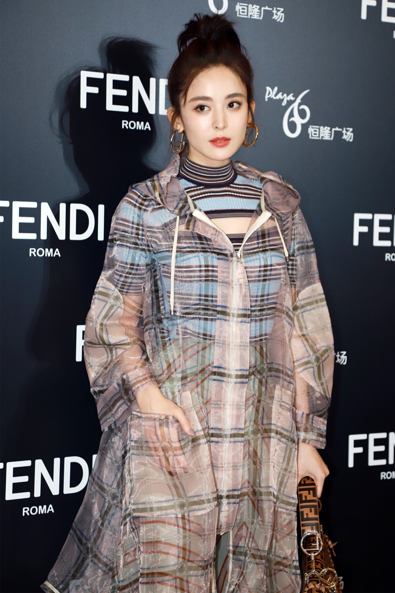 Gulnazar Guli at Fendi event.