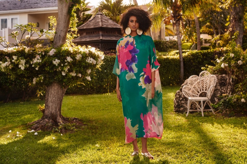 H&M Patterned Kaftan